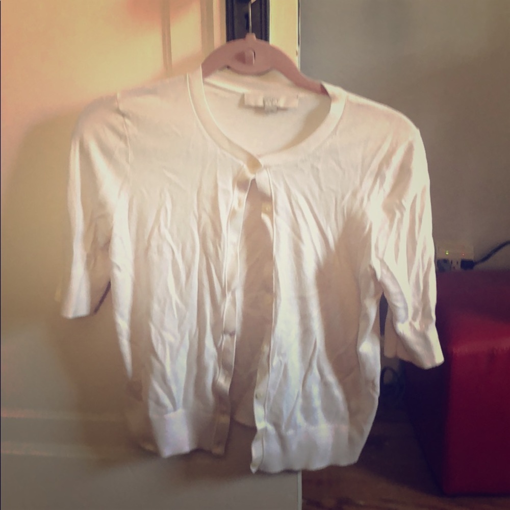 Short sleeve cardigan